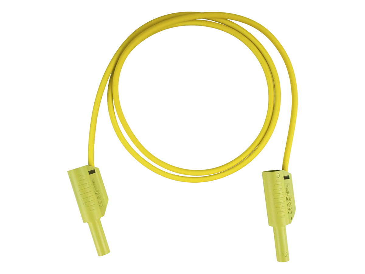 Metrel A 1761 Prüfleitung, gelb, 1 m für MI 6601
