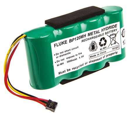 FLUKE BP120MH NiMH Akkupack, 3000mAh, für Serie 120 ScopeMeter, 43B- und 43- Netzanalysator