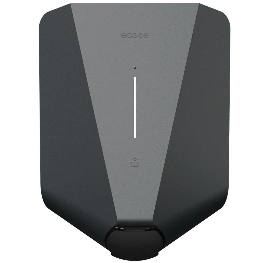 Easee Charge Core Wallbox - Typ 2 Steckdose - 22 kW/32A/400V - RFID/NFC, WiFi, Bluetooth, OCPP, 4G