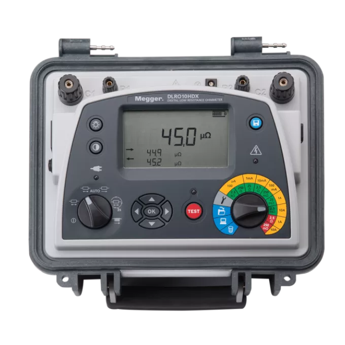 Megger DLRO10HD + KC1-TL3-C Widerstandsmessgerät