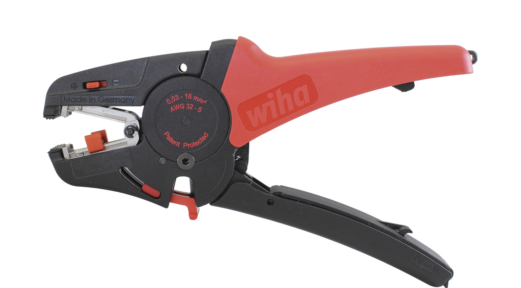 Wiha Abisolierwerkzeug automatisch bis 16 mm² in Blister